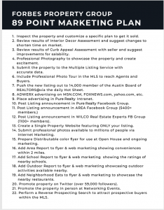 89 Point Marketing Plan