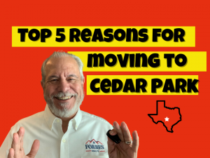 Top 5 Reasons for moving to Cedar Park TX